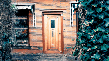 voorkant van een huis